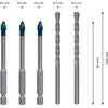 Bosch Professional Expert HEX-9 HardCeramic 5-Piece Drill Bit Set &