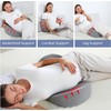 WEIKA Pregnancy Wedge Pillow for Sleeping, Upgraded Memory Foam Maternity