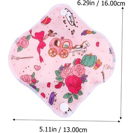 FRCOLOR Toallas Sanitarias Lavables de Fibra Bambú Toallas Sanitarias Reutilizables Protectores Diarios para Uso Diario para Mujeres y Madres