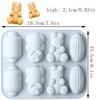 AIBOYA 8 Cavity Corn Pig Silicone Candy Molds For Chocolate