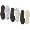 Maidai Women's Deodorizing Insole, Fluffy Insoles, Set of 6 colors