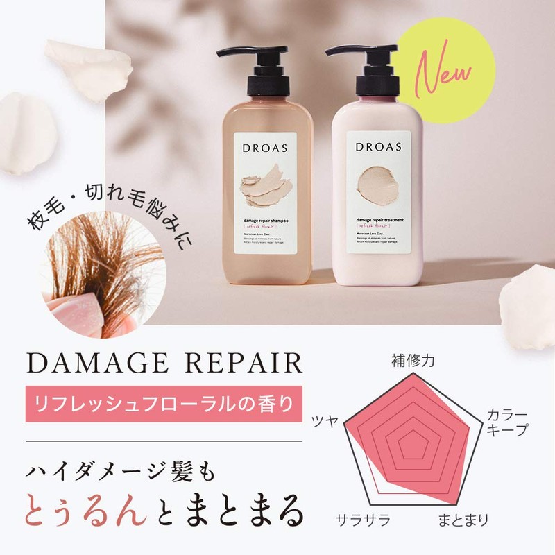 DROAS Damage Repair Conditioner, Refill Pouch, 12.3 oz (350 g),