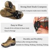Non Slip Ice Snow Traction Cleats,Ice Gripper Spike with 5