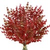 Arborus 5 Stems Artificial Fall Greenery – 14.6" Eucalyptus Leaf