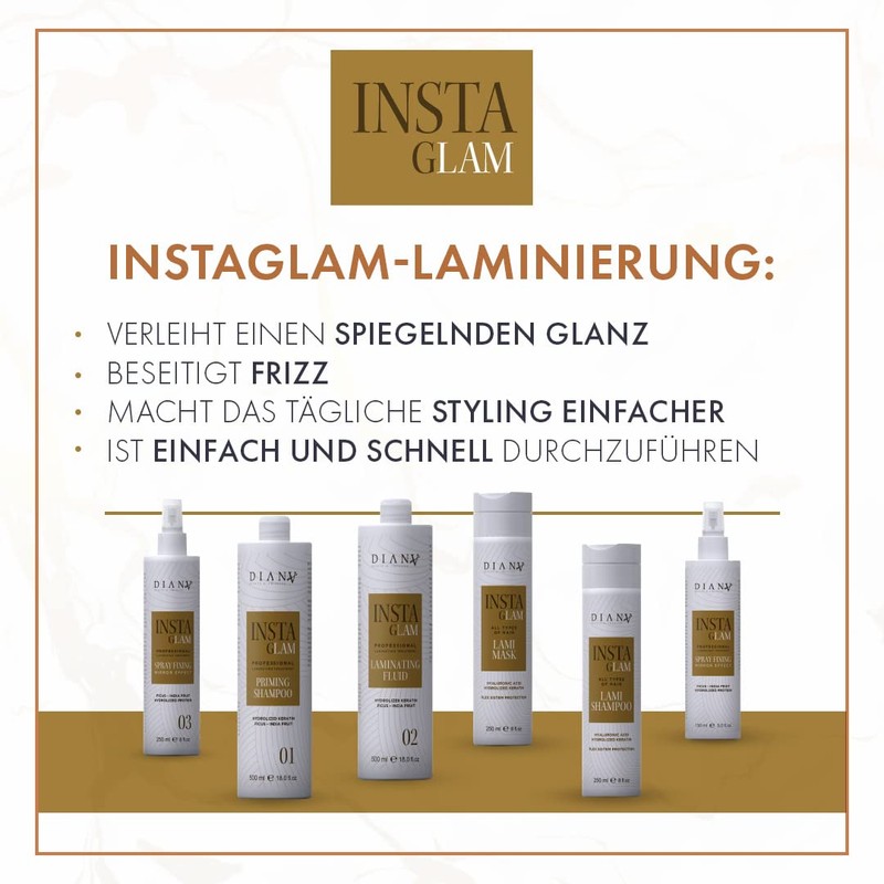 DIANA BEAUTY CREATIVE - Instaglam Homecare Lami Mask, Hair Mask,