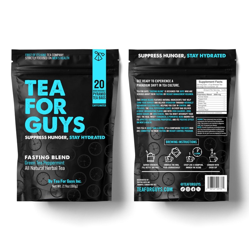 Tea For Guys: Fasting Tea – Strong Herbal Blend for