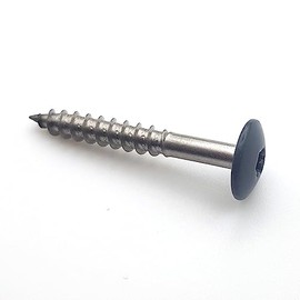 Screws for Facade Panels 4.8 x 38 mm RAL 7016 Anthracite Grey Stainless Steel A2 per Pack of 50