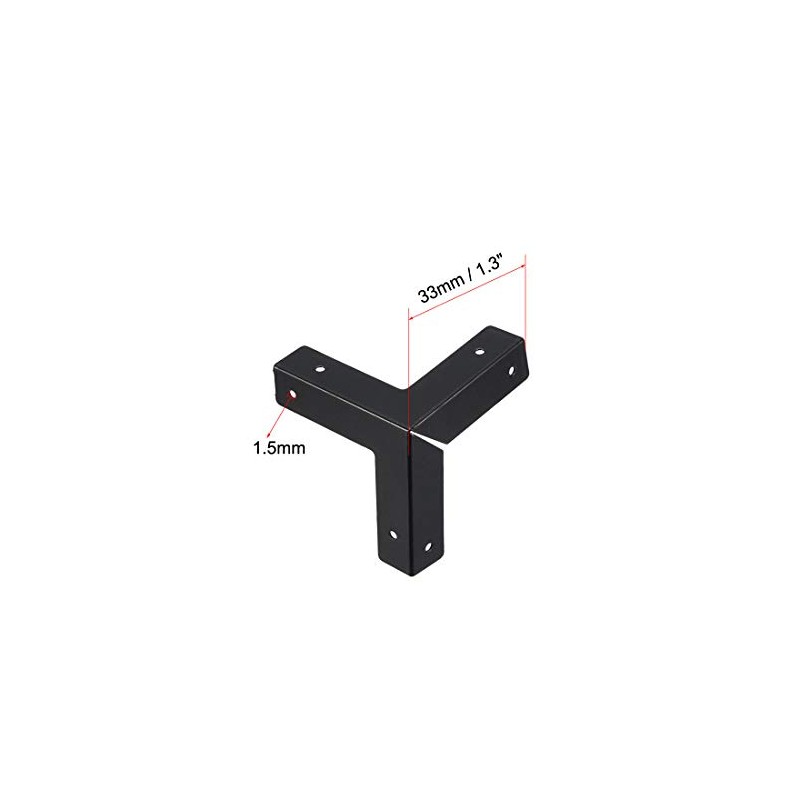 sourcing map Metal Box Corner Protection Edge Cover Edge Protection