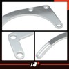 A-Premium Steel Chrome Alternator Bracket Kit Compatible with 1955-1968 Chevy