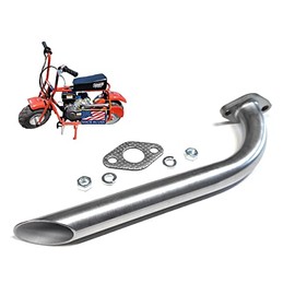 ARSPORT Exhaust Header pipe high performance for ct100u or cc100x Mini bike.