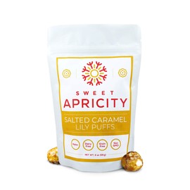 Salted Caramel Lily Puffs, AIP Foods and Paleo Snacks , Paleo Puffs Made of Water Lily Seeds, Caramel Corn-Like Healthy Snacks with No Refined Sugar, 56 g - Sweet Apricity