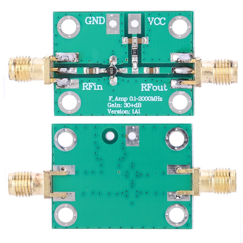 RF Broadband Amplifier Low Noise LNA Board Module 0.1-2000MHz Gain