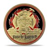 BHealthLife Firefighters Challenge Coin Call On Me Brother Fireman Rescue