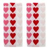 SKL Home Valentine's Tonal Hearts Hand Towel 2pc Set for