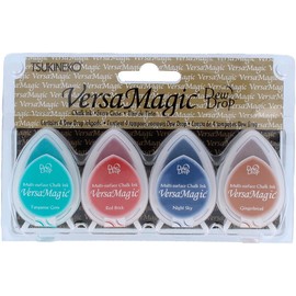 Tsukineko VersaMagic Dew Drop Inkpad of All Kinds, 4-Pack, Southwest by Tsukineko