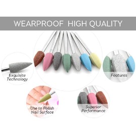 KADS Electric Nail Drill Rubber Nail File Flexible Polisher Manicure Machine Nail Accessories Pedicure Cutter