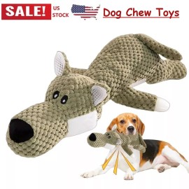 Unbranded Dog Chew Toys for Aggressive Chewers Squeaky Washable Cat Dog Plush Toy