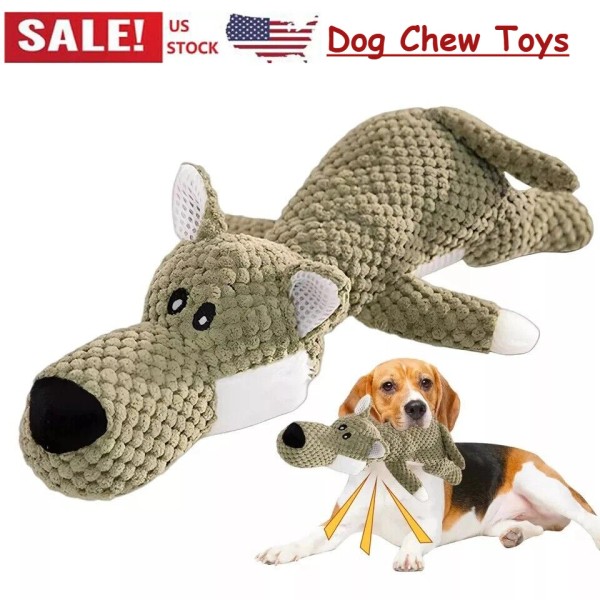 Unbranded Dog Chew Toys for Aggressive Chewers Squeaky Washable Cat