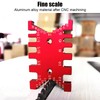 Dovetail Jig Tenon Caliper Aluminum Metric Imperial Scale Card Measuring