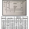 Small Half Mortise Steel Lock for Chest or Box Lid