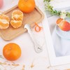 BOXOB 2 Pcs Orange Peelers, Stainless Steel Citrus Peeler with