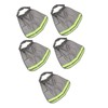 Operitacx 5pcs Breathable Hard Hat Neck Shade Reflective Mesh Sun