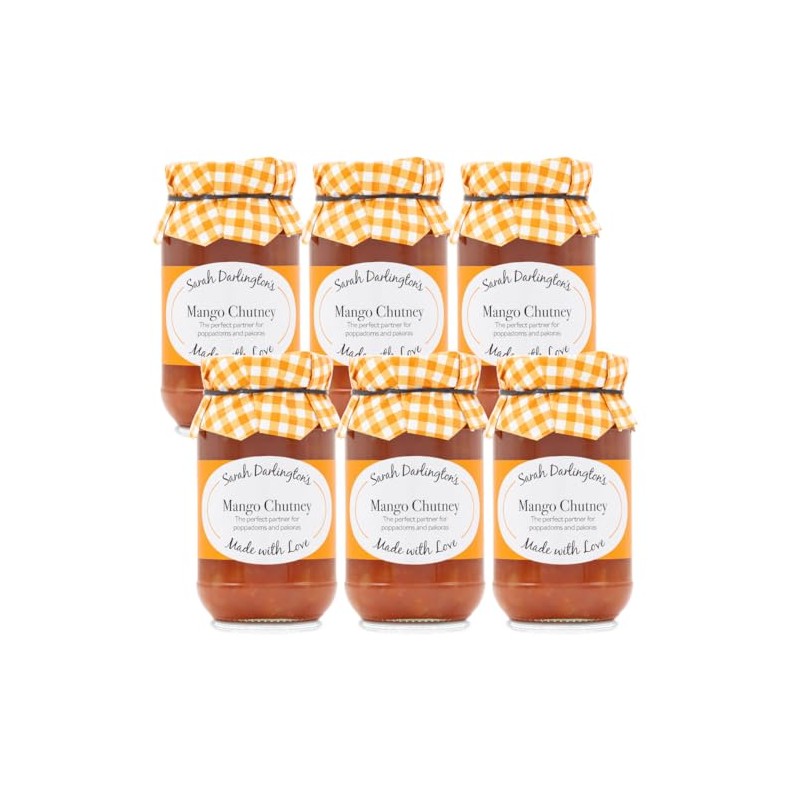 Mrs Darlington's Mango Chutney - 340g - Pack of 6