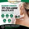 Hempvana Platinum Max Strength Relief Cream, 4X Hemp, Odor-Free, Non-Greasy