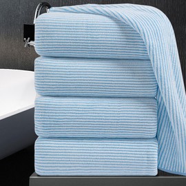 4 Piece Bath Towel Set 35"x70"Oversized Bath Towel for Bathroom Ultra Soft Fluffy Extra Large Bath Sheet Luxury Premium Bathroom Towel Highly Absorbent Quick Dry Shower Towel for Bathroom Hotel Spa