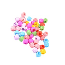 TOVINANNA 50pcs Material Hair Clips Mini Hairpin Round Buckle Stylish Hair Styling Pins for Girls Teens