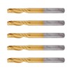 5pcs CNC Router Bits Spiral End Mill Milling Cutter Set
