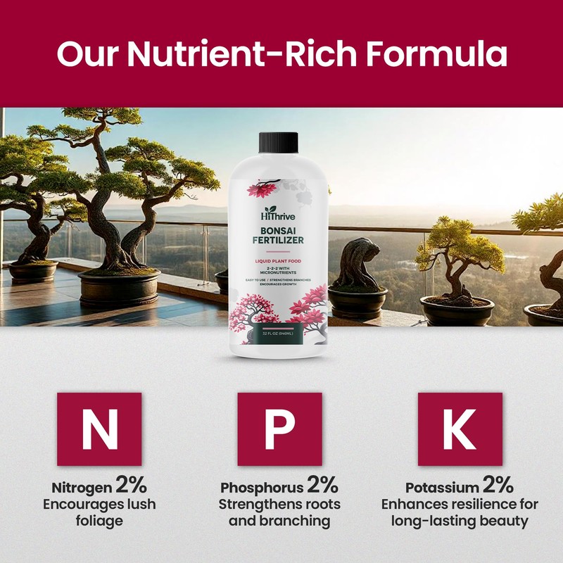 32oz Bonsai Fertilizer Liquid - Makes 192 Gallons of Bonsai