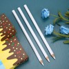 Lápiz de dibujo blanco profesional, suministros de pintura de madera