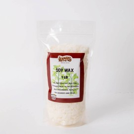Lehman's Candle Making Soy Wax, All Natural, White Pellets, 1 Pound Bag