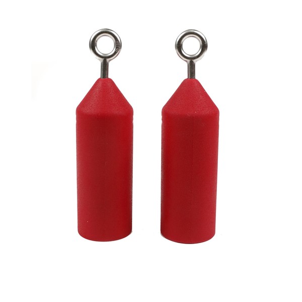Atomik Rock Climbing Holds 2.75 inch Pipes Set of 2 in Red for Grip and Strength Training As Seen on American Ninja Warrior