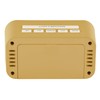 Acctim 15861 Alta yellow alarm clock with indoor temperature