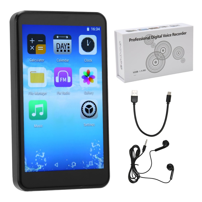 MP4 Player Recorder Multifunction IPS HD Screen HiFi Lossless Sound