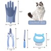 KlerRoem Cat Bathing Bag, Adjustable Anti-bite and Anti-Scratch Shower Mesh