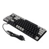 87 Key Mechanical Keyboard RGB Backlight Blue Switch Quick Response