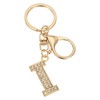 PATIKIL Initial Letter Key Chain, Letter A-Z Keychain Initials Keyring