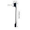 Hair Edge Control Brush 2-in-1 – 2 Pcs Double Sided