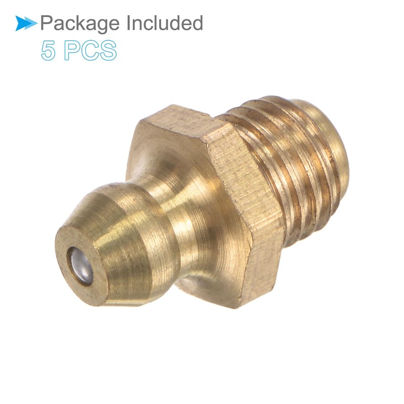 CoCud Brass Straight Lube Nipple | M8x1mm Meter | Hydraulic