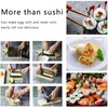 Thanice Upgraded Sushi Making Kit, 14-piece Sushi Kit Sushi Roller