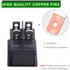 DAOKAI Toggle Switch On/Off DPST 30A Green Luminous LED Switch