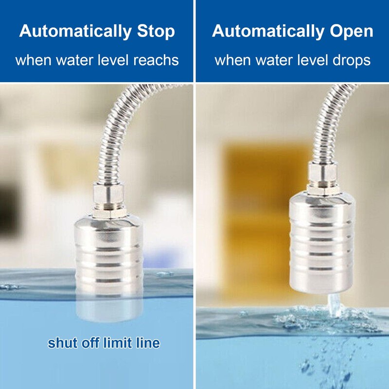 Float Valve, Automatic Water Level Control Stainless Steel Water Level