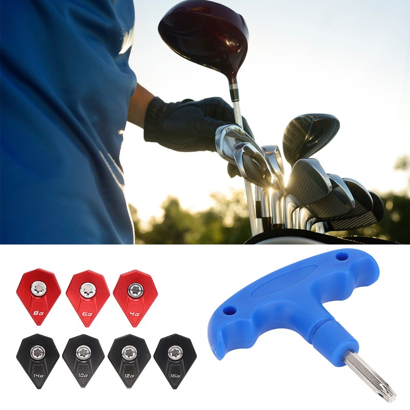 Portable Quality Golf Clubs Head Wrench Accessory with 7 Weight