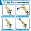 A/C Retrofit Valve Kit-Refrigerant Retrofit Valve Set, with R12 to