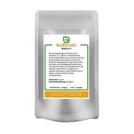 4 x 500 g BCAA | 2:1:1 | Tasteless | L-Leucine | L-Isoleucine | L-Valine | Muscle Building | 2 kg
