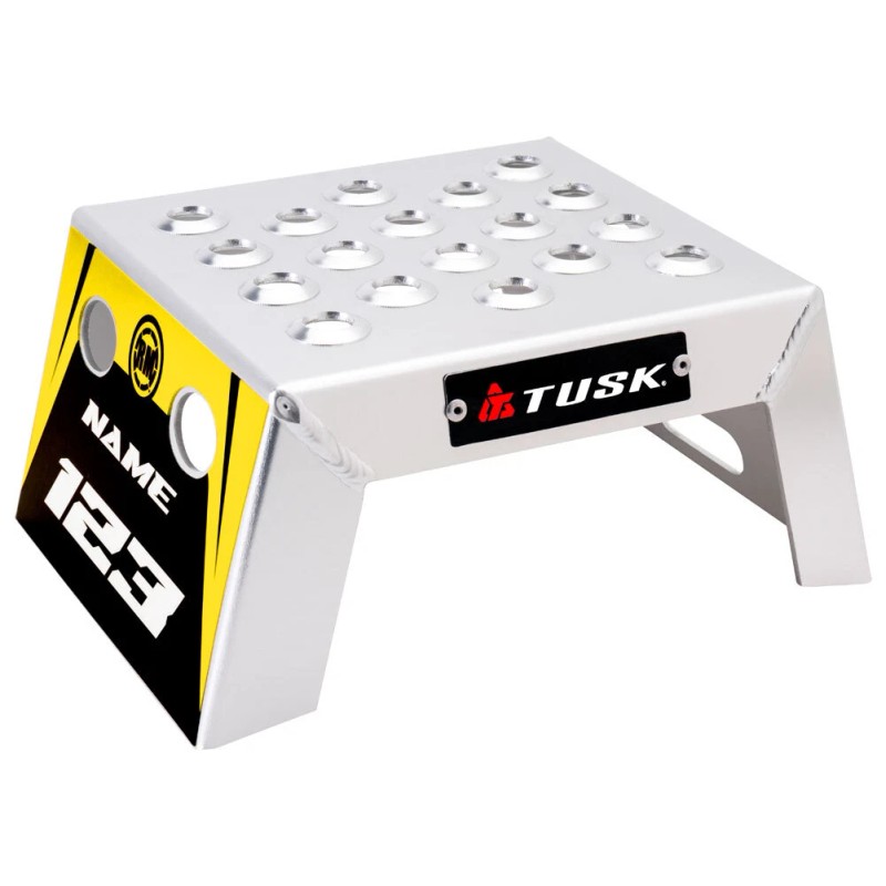 TUSK 2161320006 Moto Starting Blocks - Rev Yellow 4"