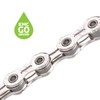 KMC X11EL Waxed 11 Speed Chain, Silver, 118 Link
